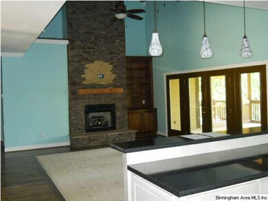 View from Kitchen to Family Room