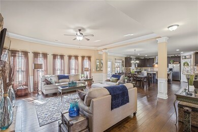 Family Room open to the Breakfast area and Kitchen