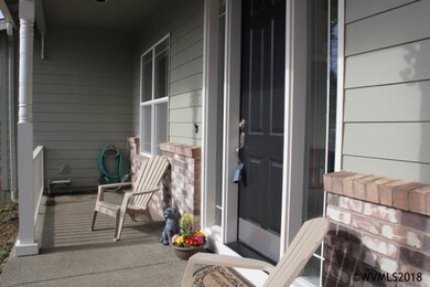 Inviting porch area