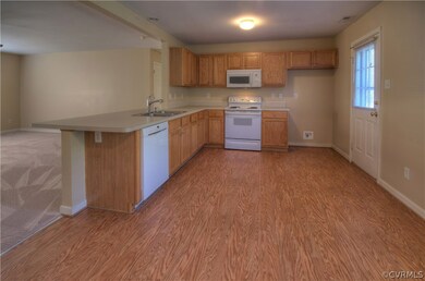 Brand new vinyl in Kitchen that has the look of Wo