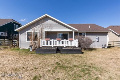 Back yard and deck