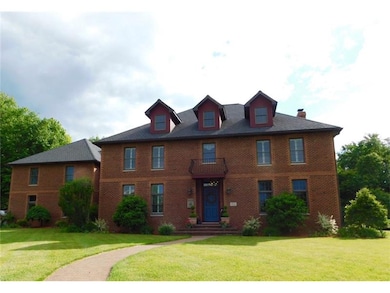 A stunning Georgian brick colonial.
