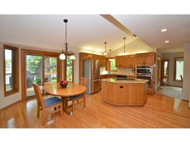This photo shows off the beautiful hardwood floors