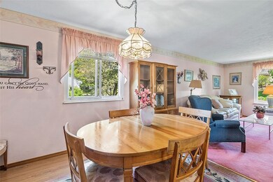 Dining Room located adjacent to the Living Room