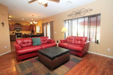 Living Room, Dining and Kitchen