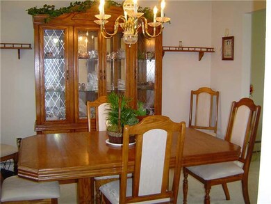 Dining Room. Opens to kitchen & living room