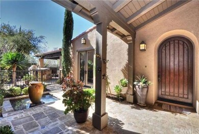 Private courtyard with fountain leads to an amazin