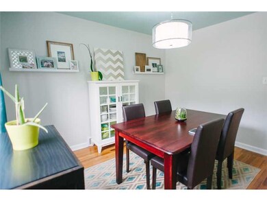 Dining Room. Notice that beautiful floor.