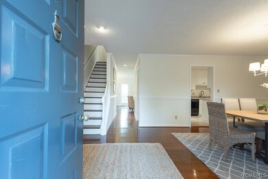 20-foot Entry Hall connects formal Dining Room to