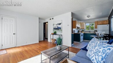 Bright and open floor plan with attractive hard wood floors throughout most of the home.