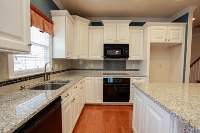 Beautiful upgraded cabinets and granite counter to