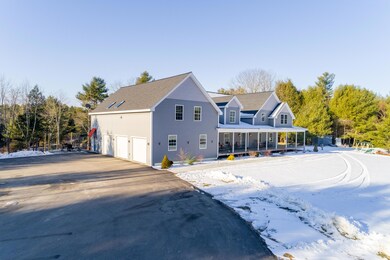 huge, heated 3 car garage