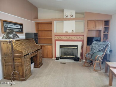 3611 Family room with fireplace