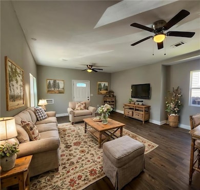 Living/Dining staged