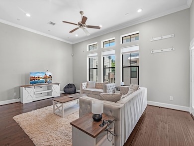 Experience the elegance of soaring ceilings in the