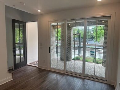 The front door and slider door open to the media room.