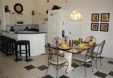 kitchen and dining area