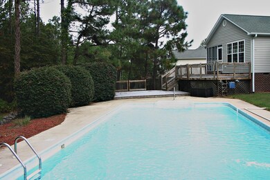 Pool from side yard