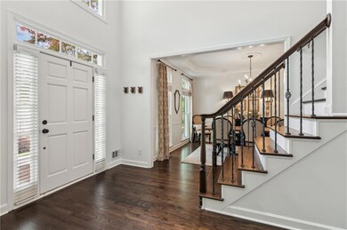 Two story foyer