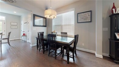 Dining room view from stairway