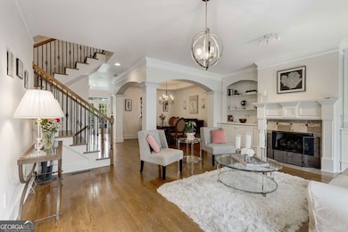 Living Room with Fireplace