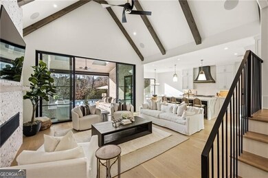 Open concept living space.