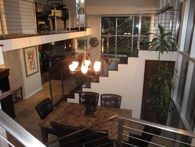 View as you enter the front door:  Vaulted Ceiling