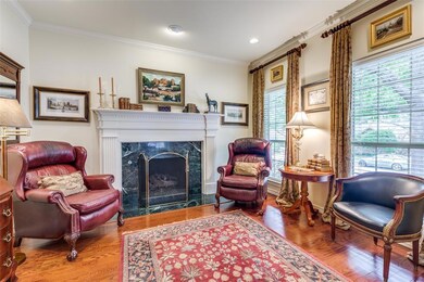 The study offers beautiful hardwoods, a gas starte