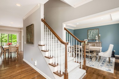 Foyer-stairway to upper level.