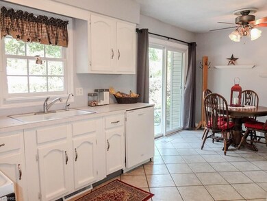 Open to the dining room.