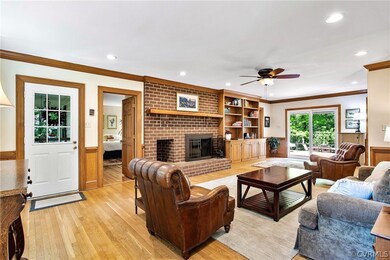 This family room offers ample space to relax and s