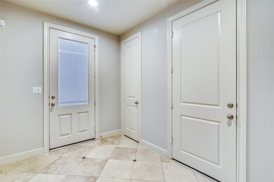 Left to Right -- Front door, coat closet, Garage e