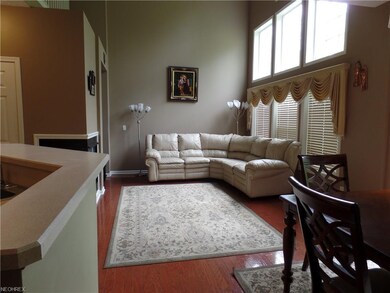2 story family room.