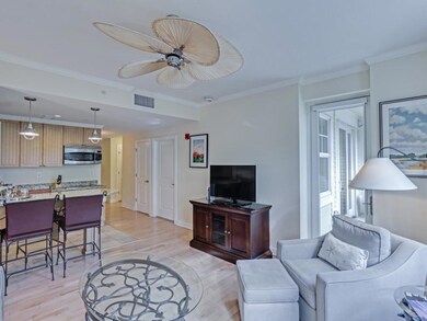 living room to kitchen