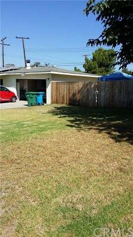 Private fenced in yard. 