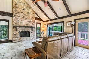 SPACIOUS DEN ACCOMODATES LARGE FURNITURE, EACH WINDOW IN HOME HAS CUSTOM MADE SUN FILTERING SHADES.  IT ALLOWS VIEWS EVEN WHEN PULL DOWN!