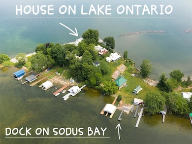 Gorgeous Home On LAKE ONTARIO AND 52' OF SODUS BAY