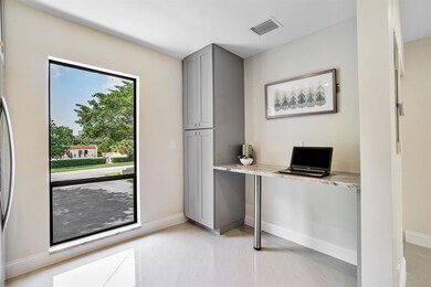 Work Space in Kitchen