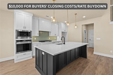 Gourmet kitchen with custom cabinetry