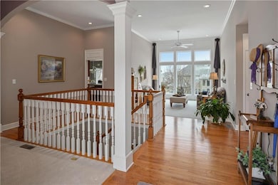 Nice open entryway allows view to living space and