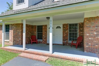 Welcoming front porch