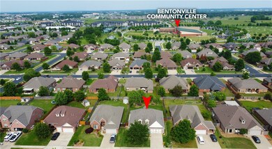 Within walking/biking distance to the Bentonville Community Center.