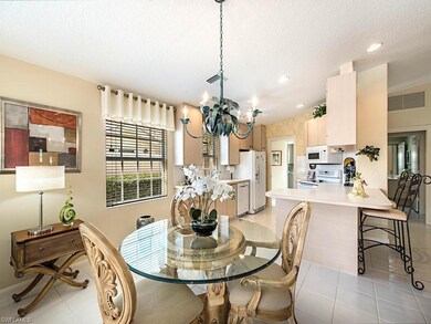 Dining area and breakfast bar