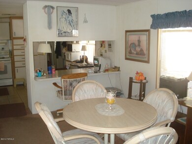 Eating Area looking into kitchen