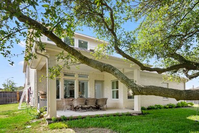 This oak tree provides so much character to this backyard!  One of the only in the neighborhood!