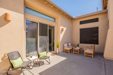From courtyard toward casita entry