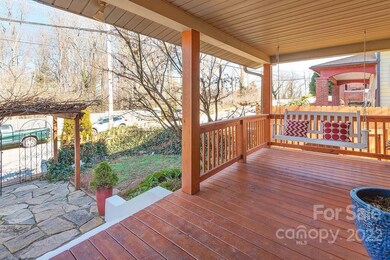 Grand porch with swing for watching sunsets