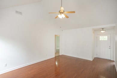 View of the foyer from the living room.