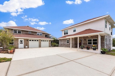 Main home on the left, guest house on the right