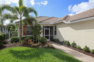 Landscaped front entry